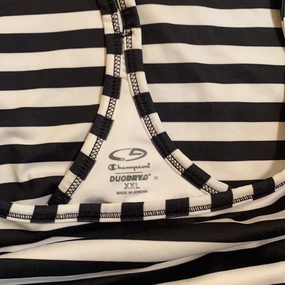 C9 Striped Tank with Built-in bra - Picture 4 of 4